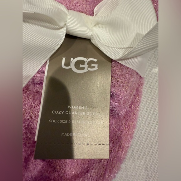 UGG Women's Sparkle Quarter Socks (3-Pack): NWT - Picture 4 of 4
